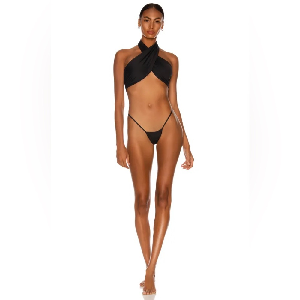 Laquan Smith - Cross Front Bikini Top